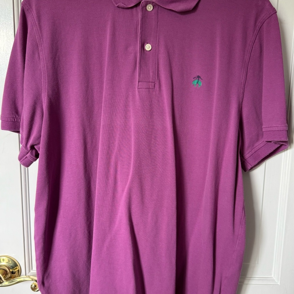 Brooks Brothers Rich Purple Polo Shirt Size XL